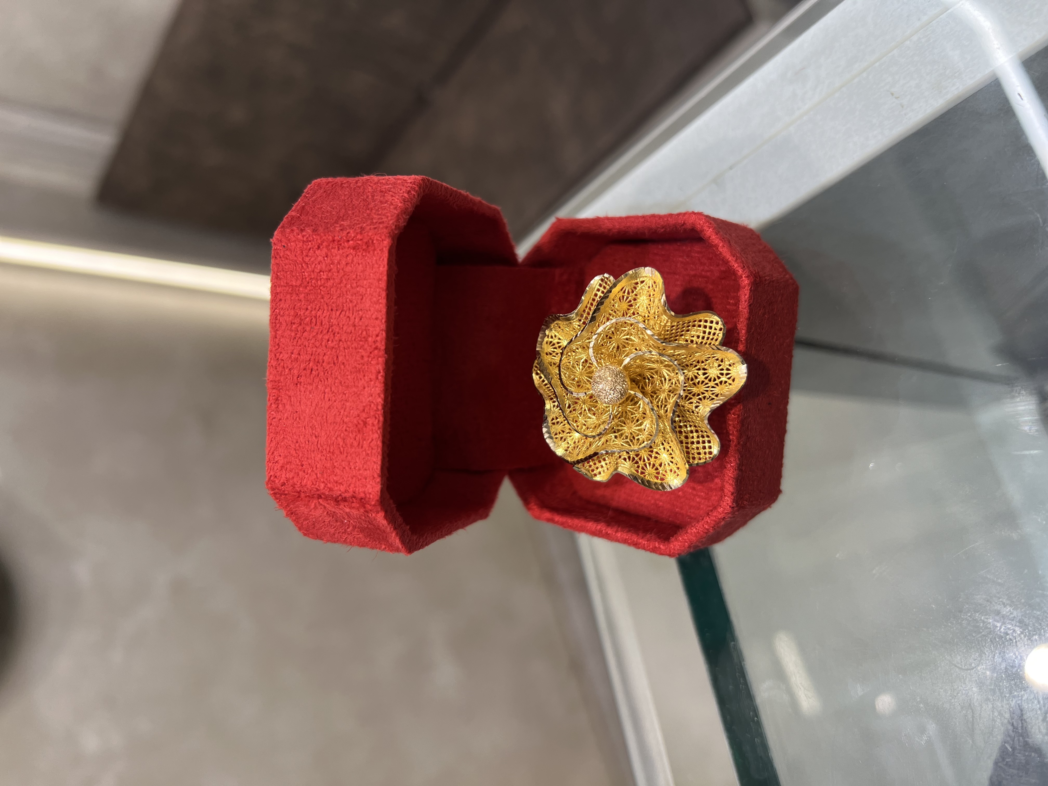 انگشتر گل (بدون اجرت )