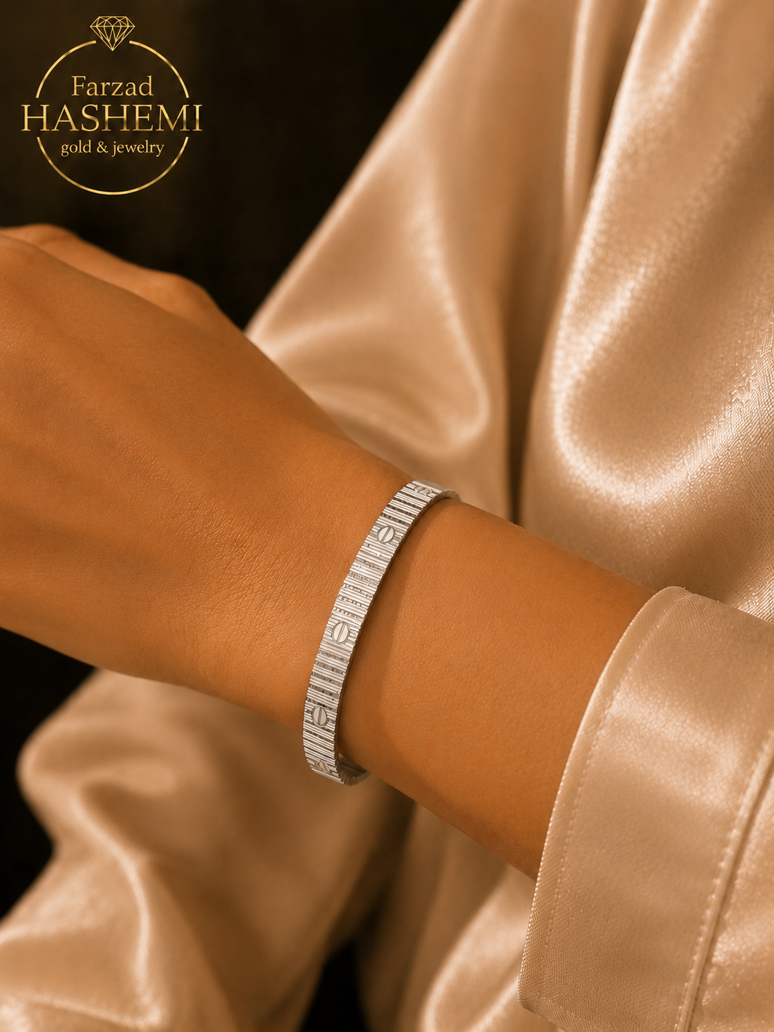 دستبند کارتیر لاو اینفینیتی(سفید)