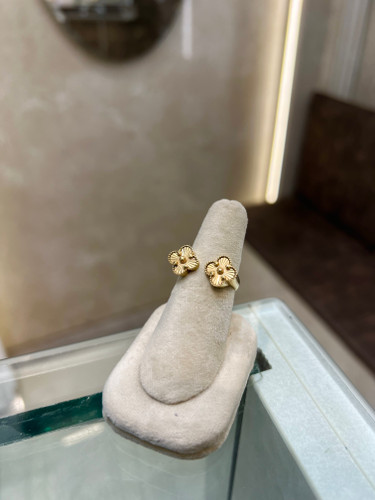 انگشتر ۲ گل ونکلیف(بدون اجرت)