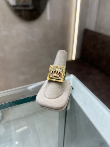 انگشتر مردانه تاج (بدون اجرت)
