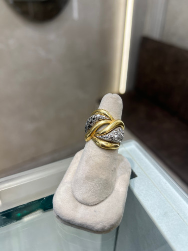 انگشتر ۲رنگ (بدون اجرت)