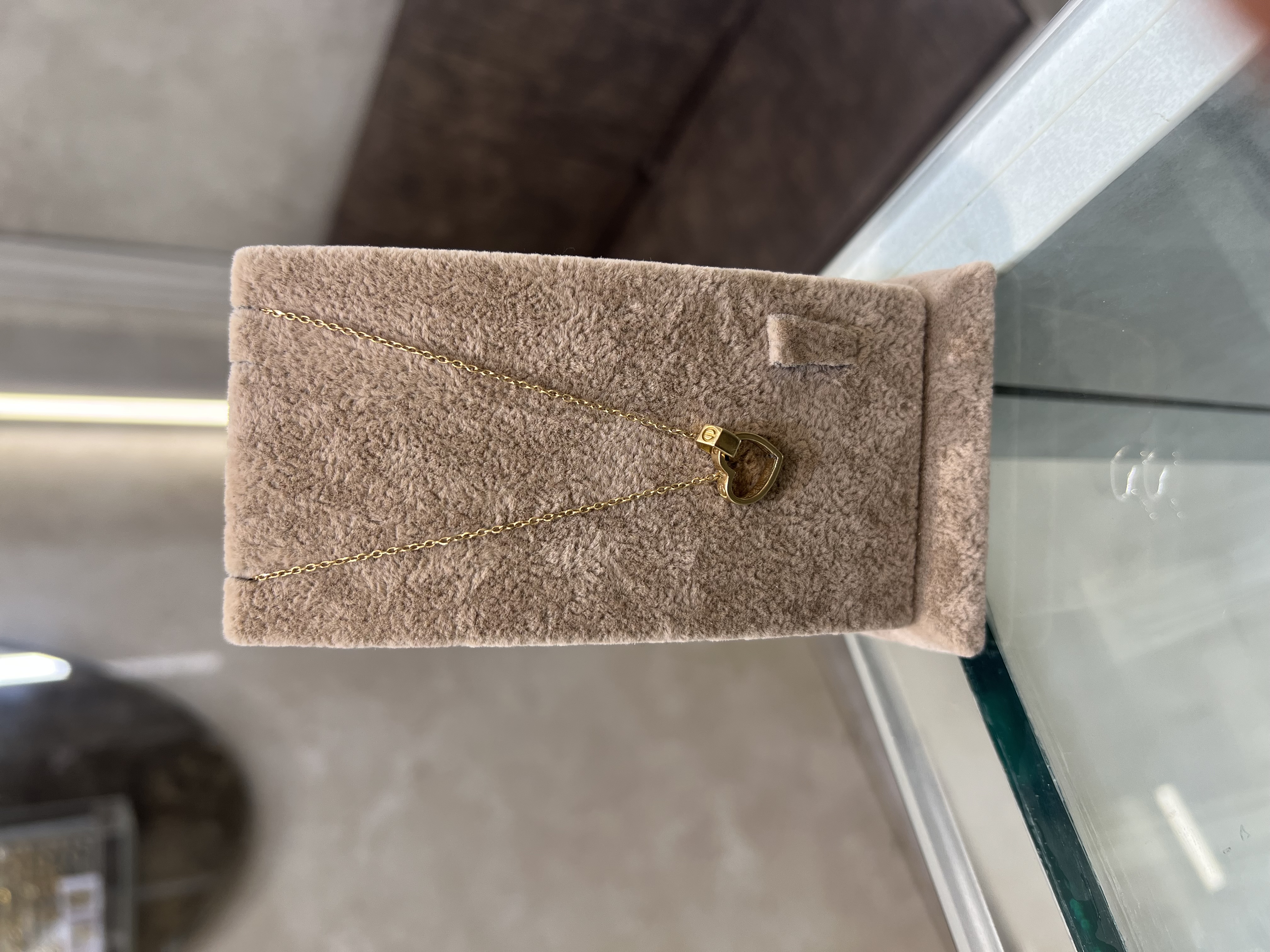 گردنبند ۲ حلقه کارتیر(بدون اجرت)
