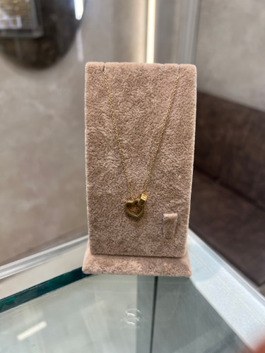 گردنبند ۲ حلقه کارتیر(بدون اجرت)