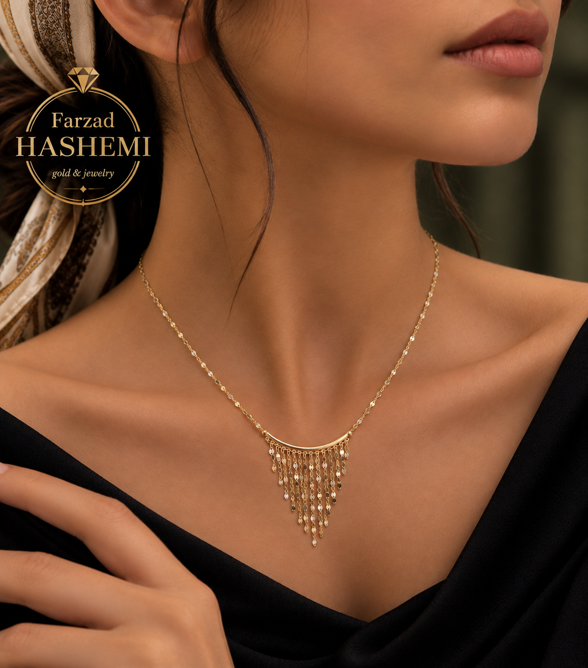 گردنبند شرابه ای