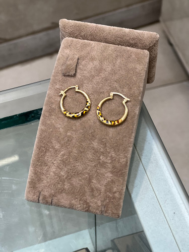 گوشواره پلنگی(بدون اجرت)