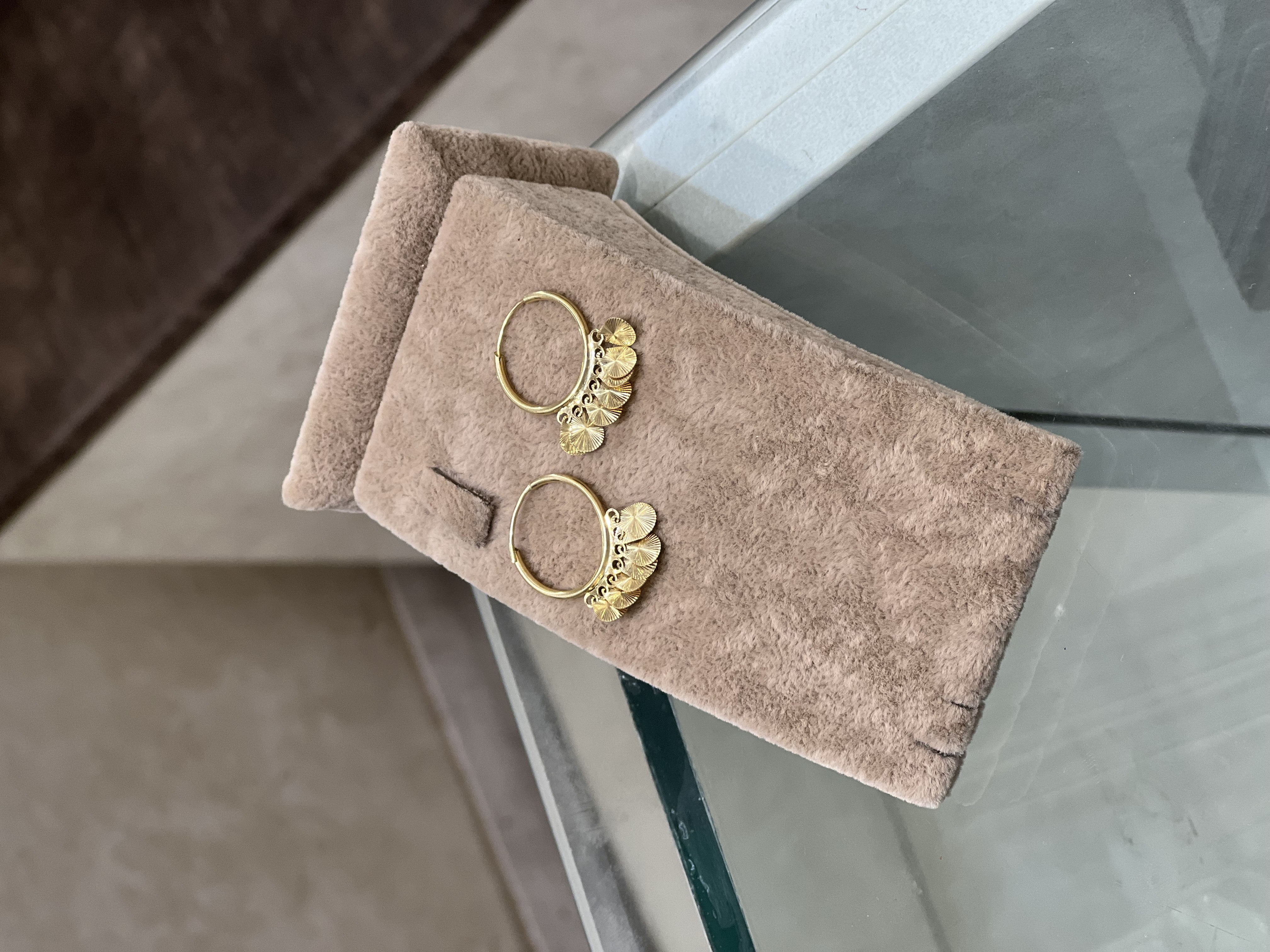 گوشواره پولکی (بدون اجرت)